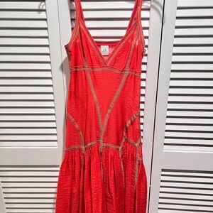 Orange Strappy Dress